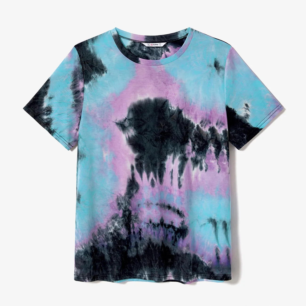 Boy - Family Matching Tie Dye Tank Dresses and Short-sleeve T-shirts Sets - Multi-color - image 13