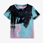 Family Matching Tie Dye Tank Dresses and Short-sleeve T-shirts Sets  image 5
