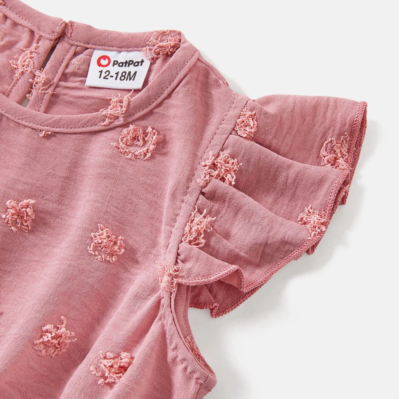 Muttertag Familien-Looks Kurzärmelig Familien-Outfits Sets rosa big image 1