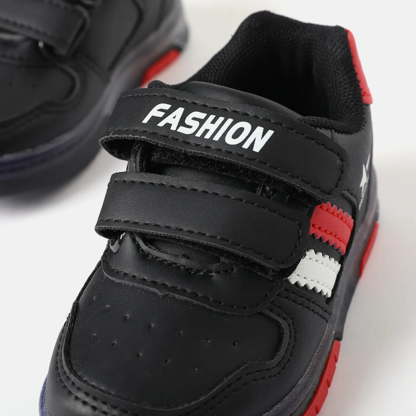 Toddler / Kid Letter Graphic Velcro LED Casual Shoes  big image 6