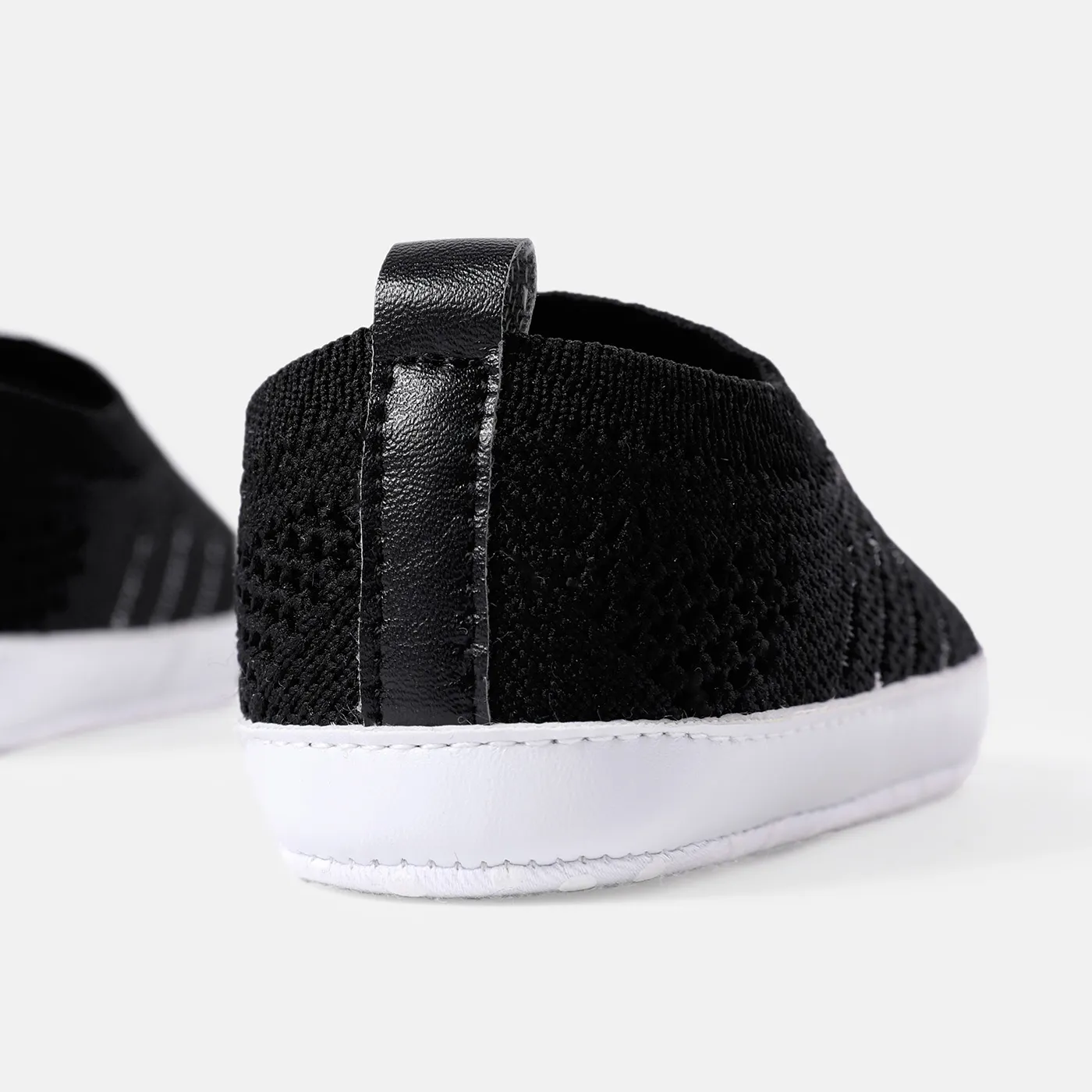 Baby / Toddler Stripe Detail Black Prewalker Shoes Black image 4