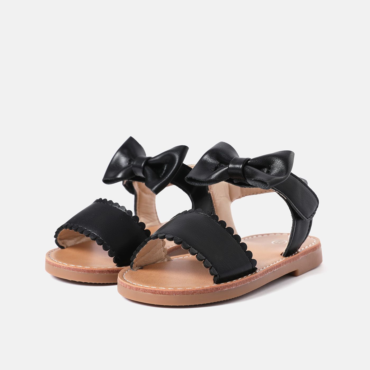 Toddler Girl Basic Solid Multilayers Cami Dress/ Sandals