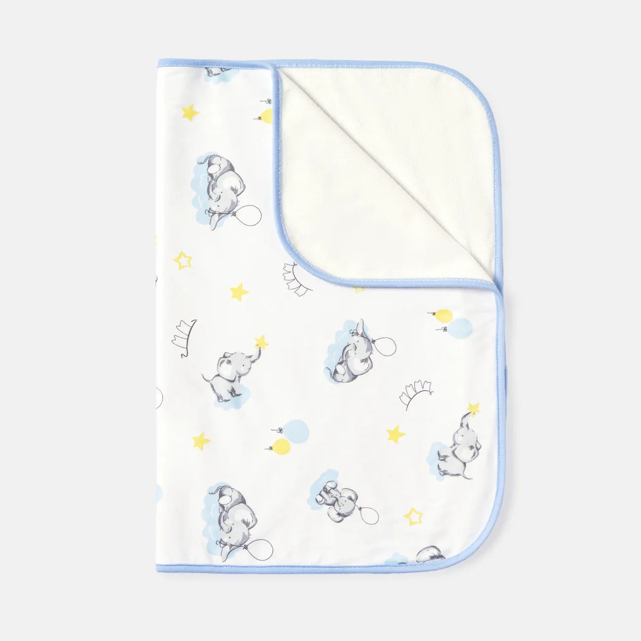 100% Cotton Elephant Pattern Baby Changing Pad Liners Multi-color big image 1