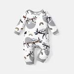 Naia™ Baby Boy Allover Sloth Print Long-sleeve Jumpsuit  image 3