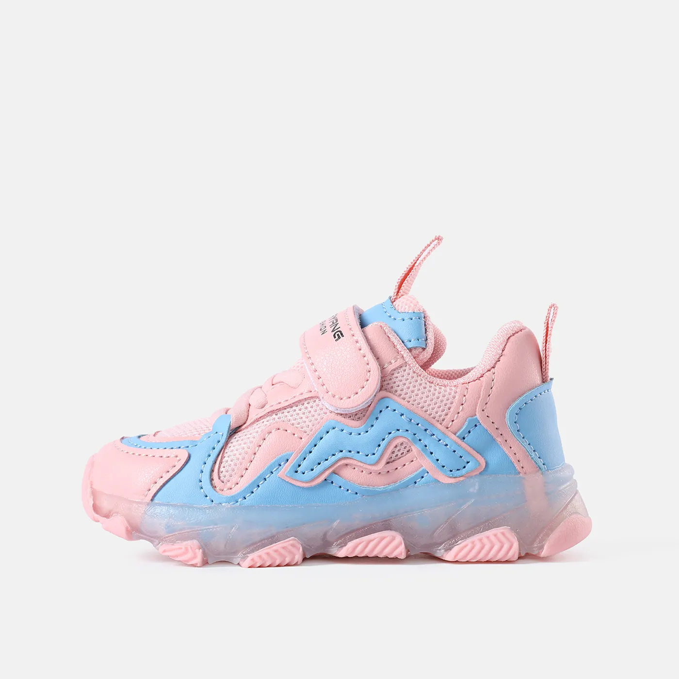 Toddler Two Tone LED Sneakers Pink image 3