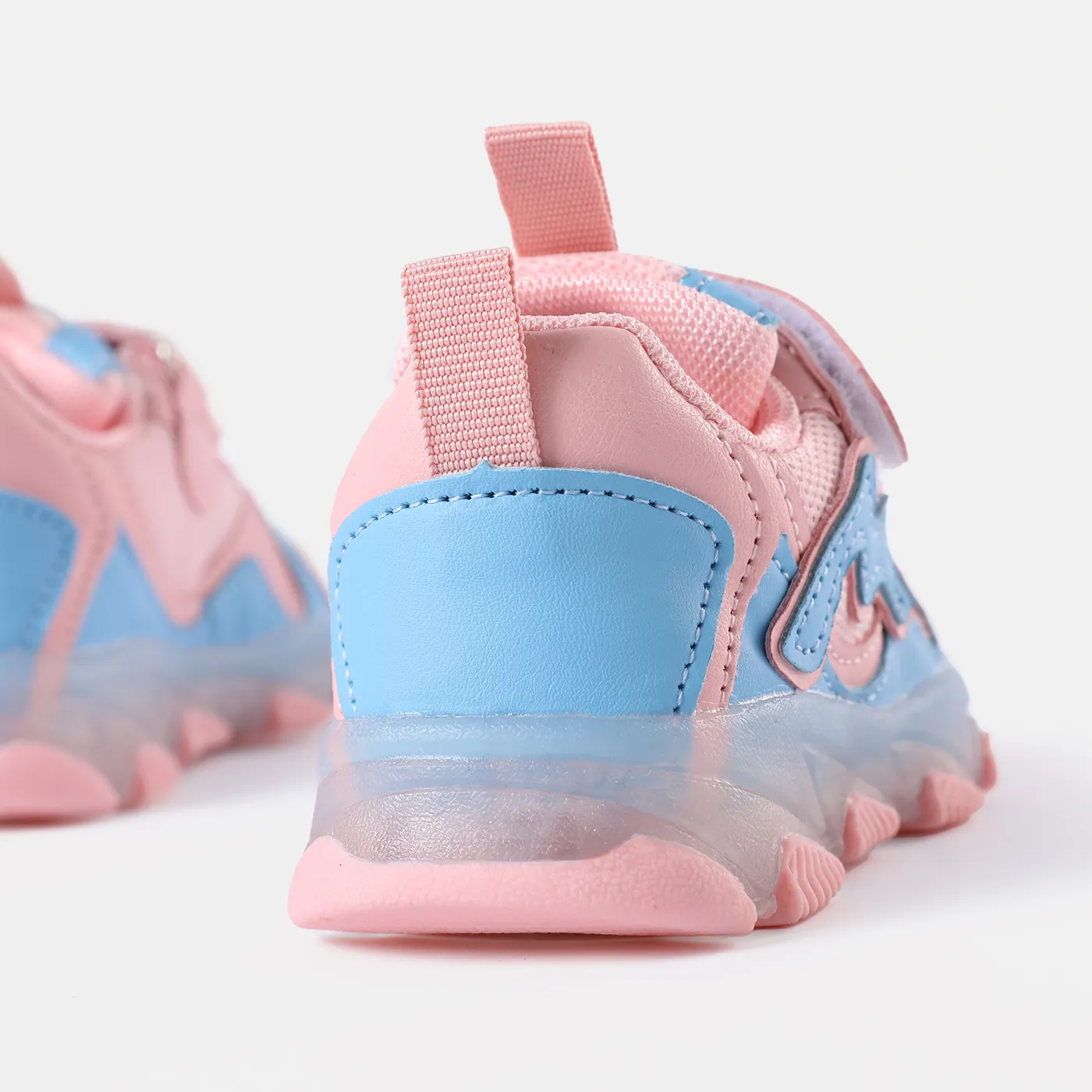 Toddler Two Tone LED Sneakers Pink image 4