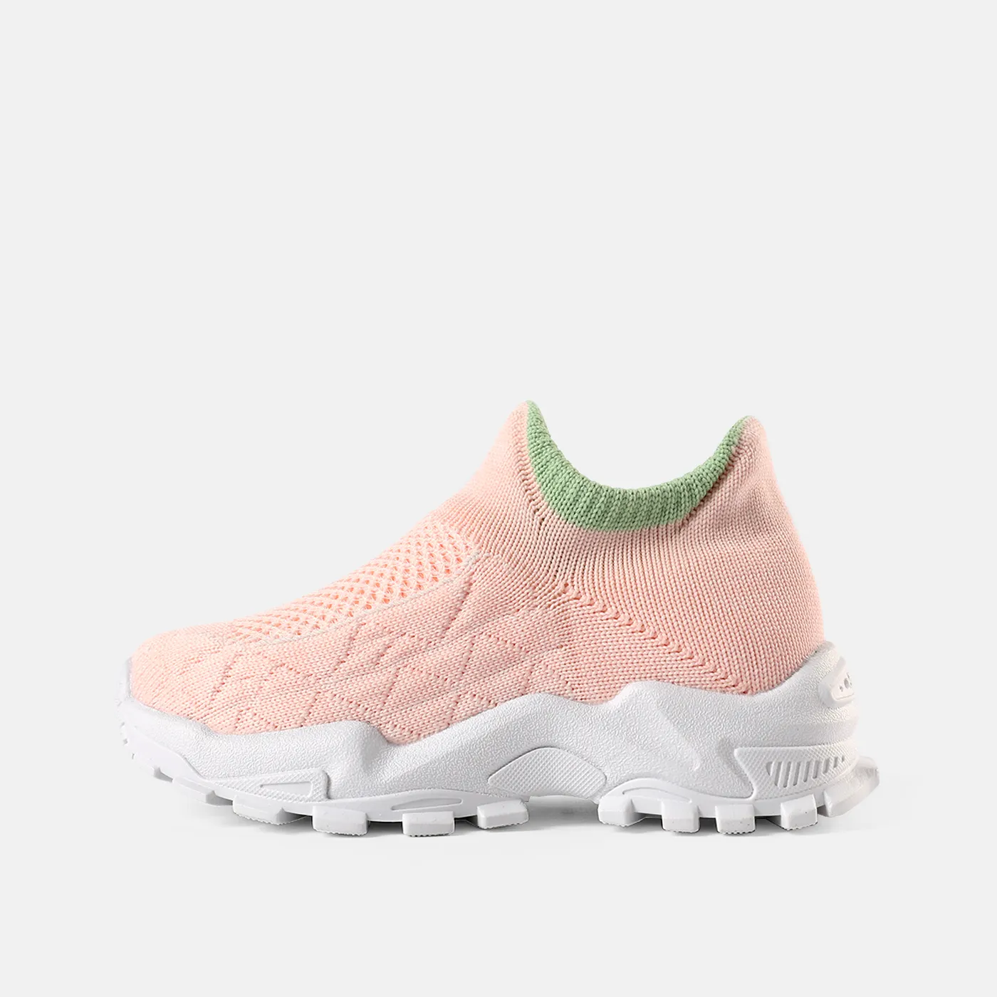 Toddler / Kid Pink Breathable Sock Sneakers Pink image 2
