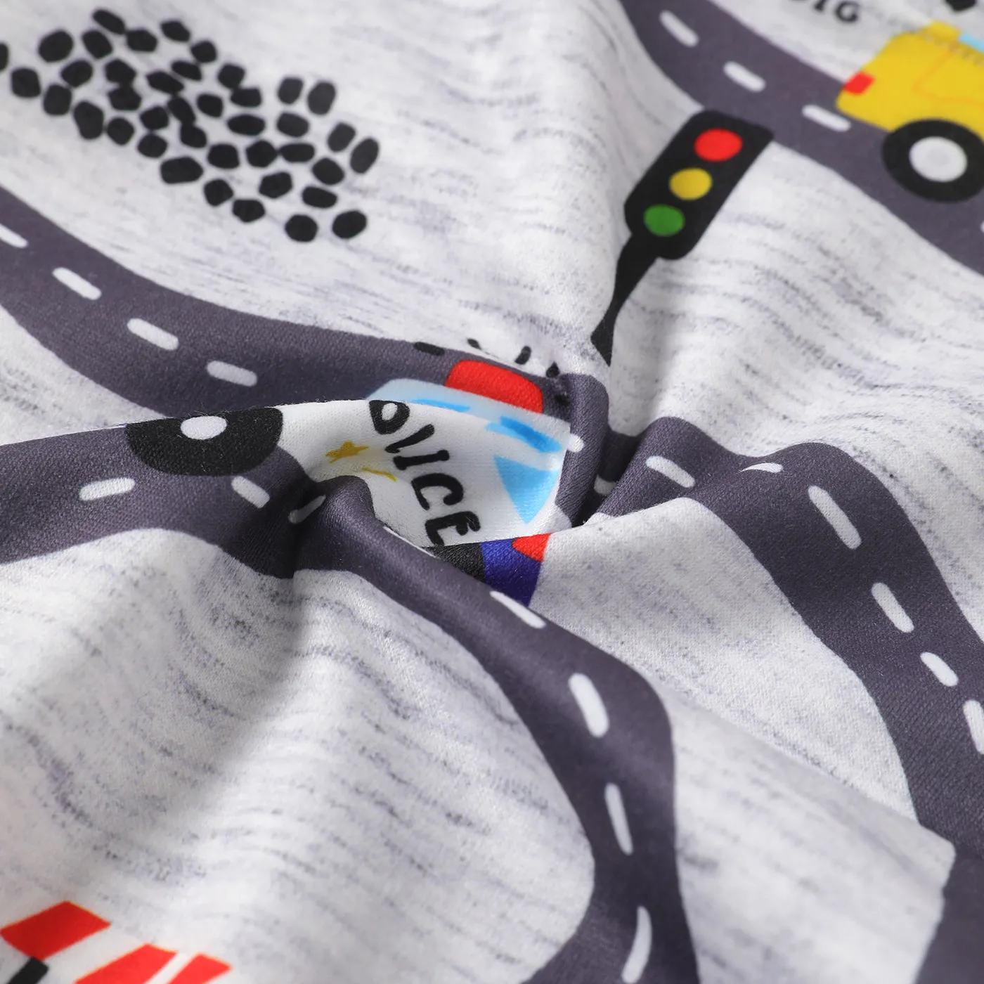 Naia Toddler Boy Vehicle Print Hoodie Sweatshirt MiddleAsh image 5