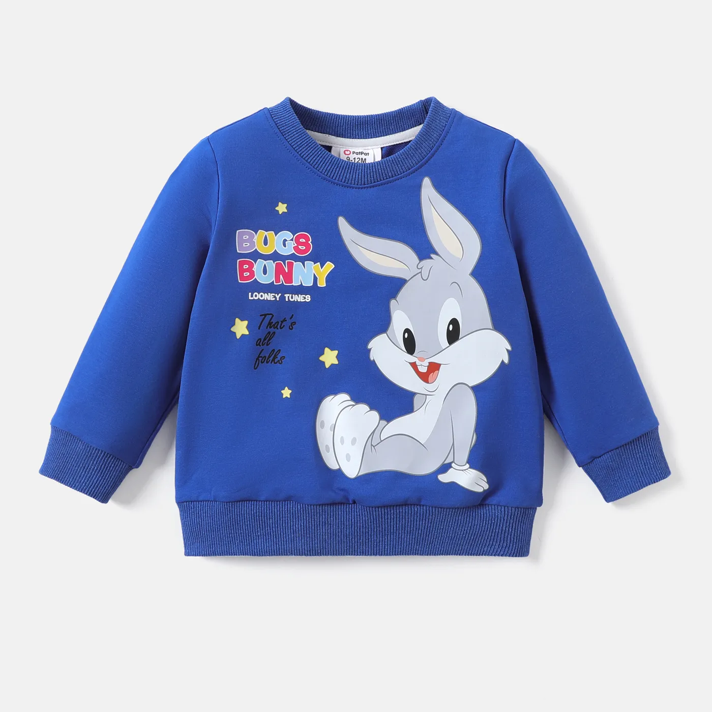 Looney Tunes هوديس مواليد للجنسين كم طويل نقش حيوانات  image 5
