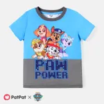 PAW Patrol Toddler Gir/Boy PAW POWER Colorblock Short-sleeve Tee DeepBlue