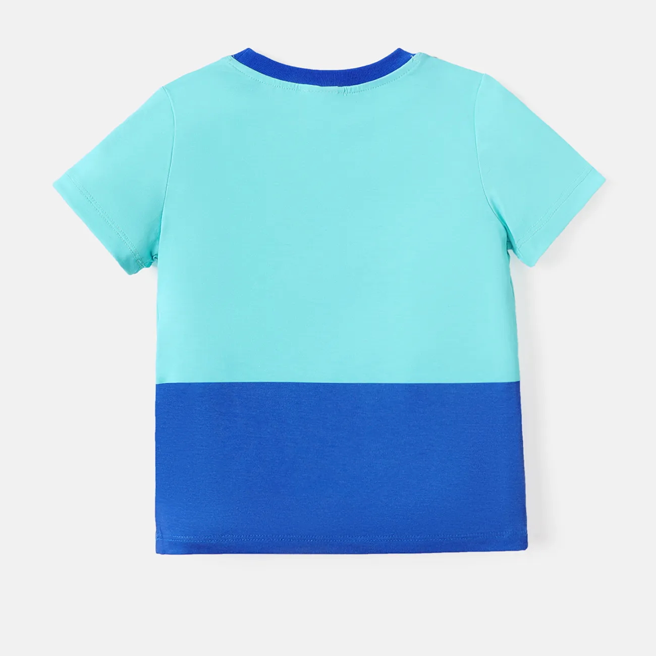 PAW Patrol Toddler Gir/Boy Colorblock Short-sleeve Tee Turquoise big image 1
