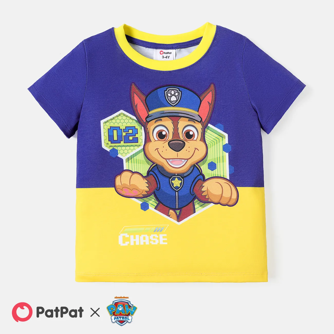 PAW Patrol Toddler Gir/Boy PAW POWER Colorblock Short-sleeve Tee  big image 1