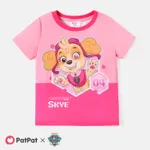 PAW Patrol Toddler Gir/Boy PAW POWER Colorblock Short-sleeve Tee Pink