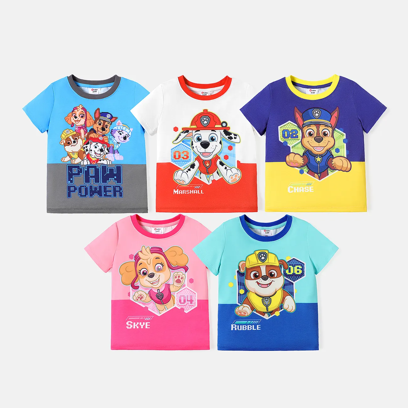 PAW Patrol 1pc  Toddler Girl/Boy Cute Character Print T-shirt
 Turquoise big image 1
