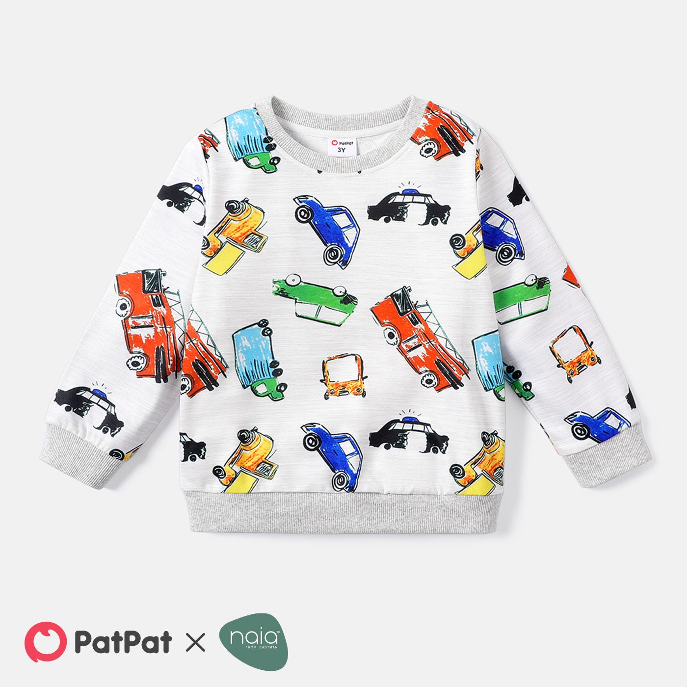 

Naia Toddler Boy Vehicle Print Pullover Sweatshirt