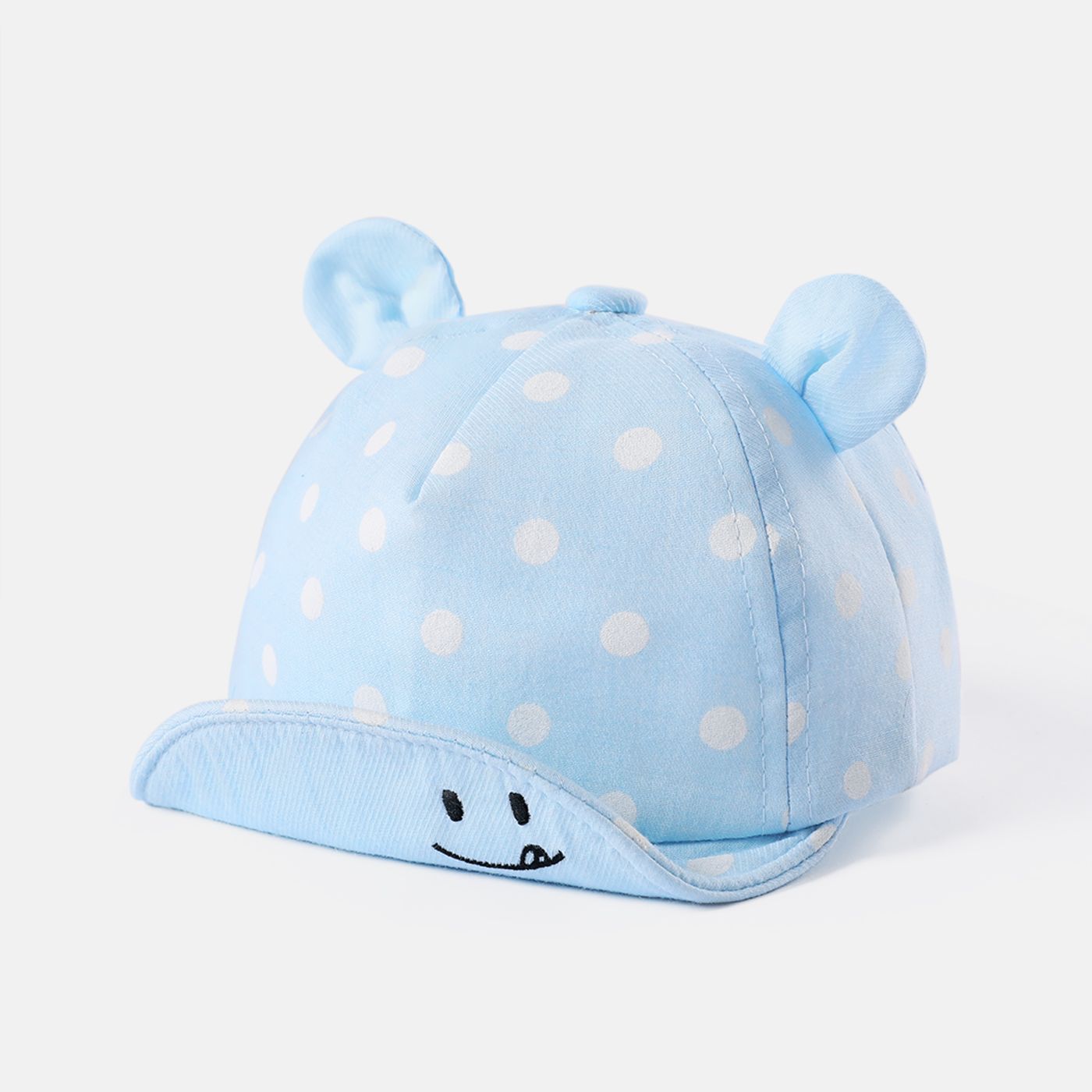 

Baby Polka Dots Pattern Dual Ear Cap