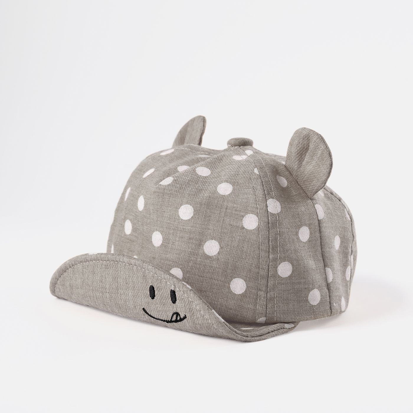 

Baby Polka Dots Pattern Dual Ear Cap