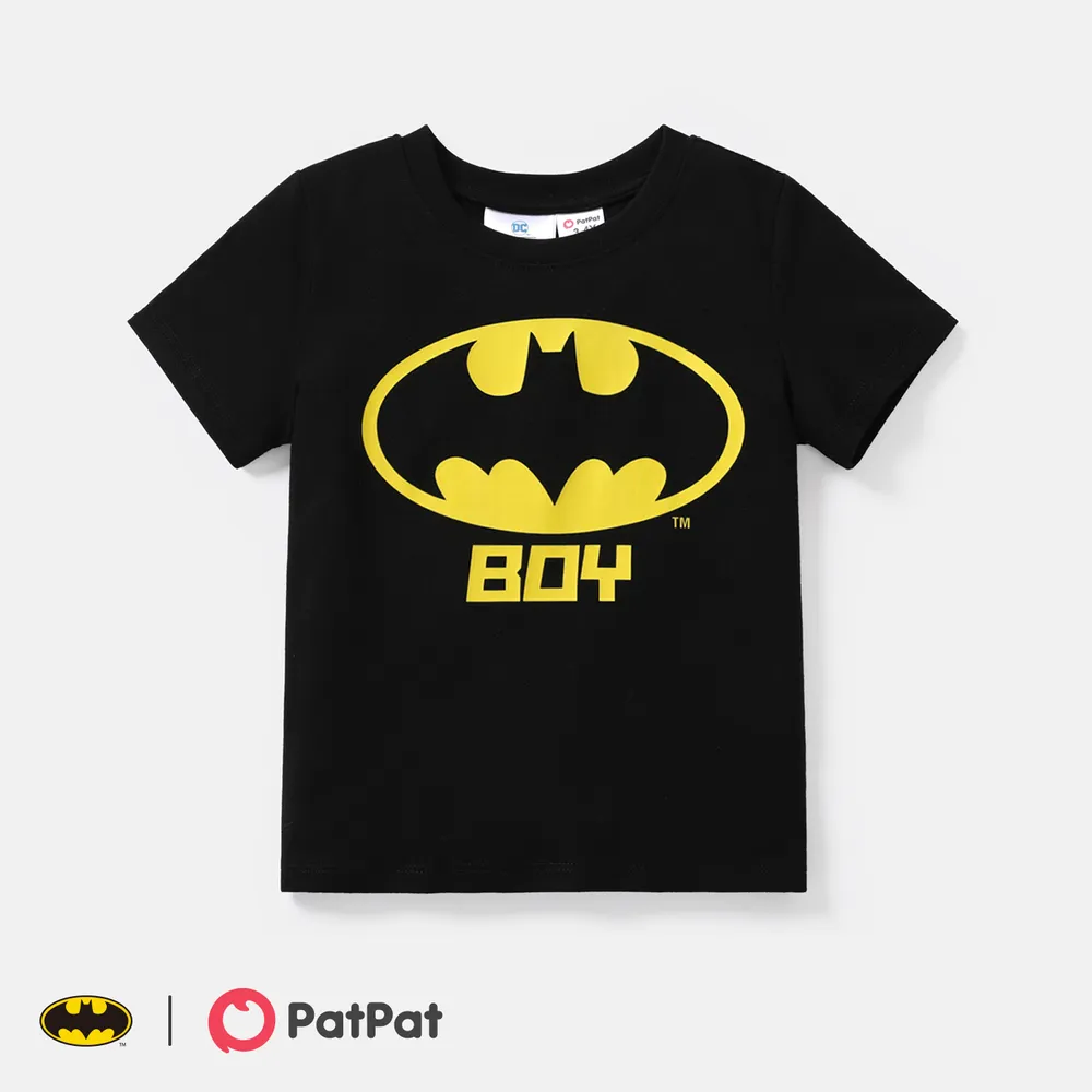 Batman Family Matching Cotton Short-sleeve Graphic Black Tee  big image 7