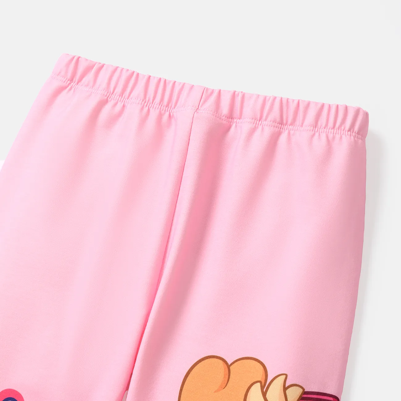 Pantalones elásticos con bloques de color para niño/niña de la Patrulla Canina Rosado big image 1