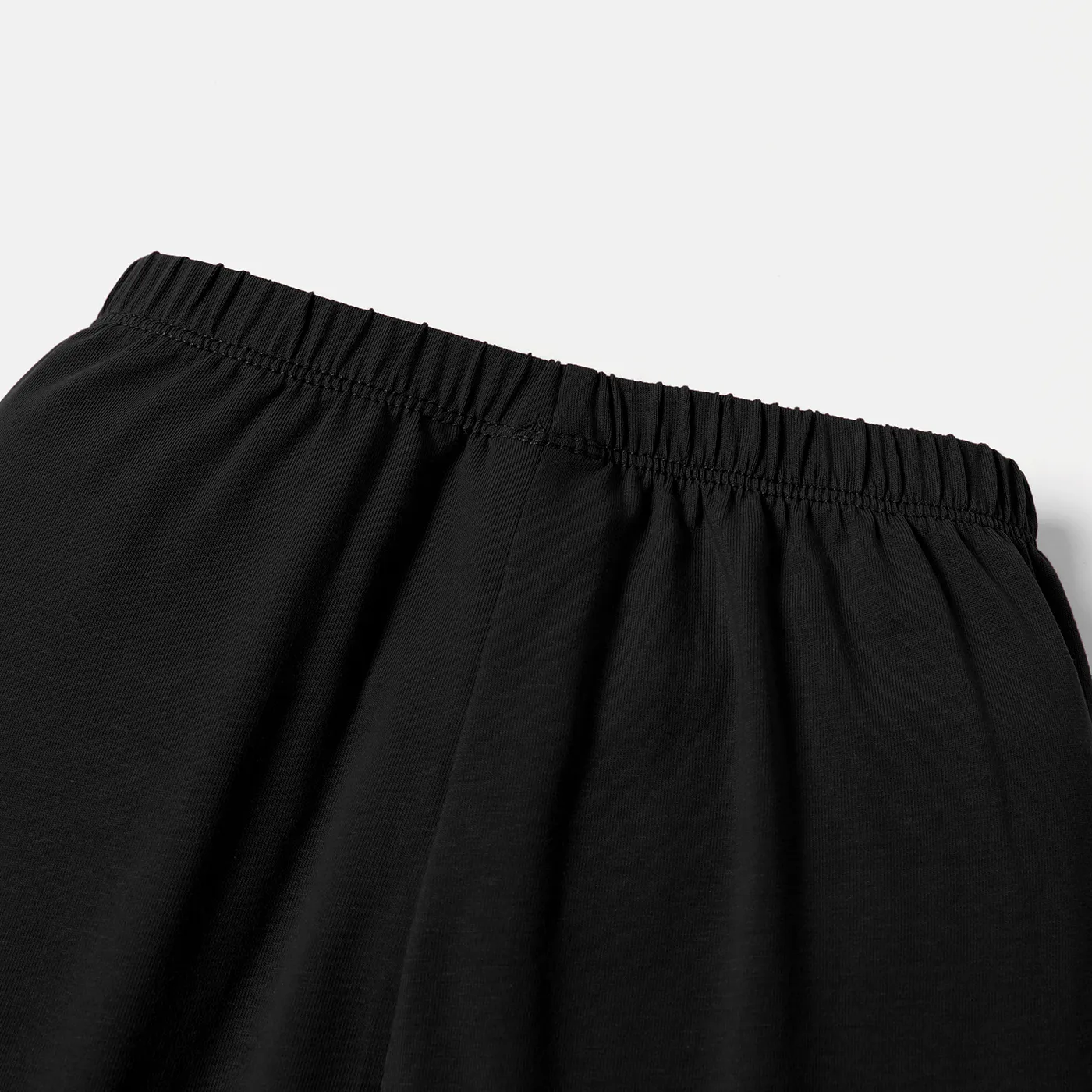 Baby Boy Letter Print Cotton Shorts Black image 4
