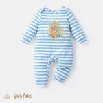 Harry Potter Baby Boy/Girl Graphic Print Long-sleeve Naia™ Jumpsuit Light Blue