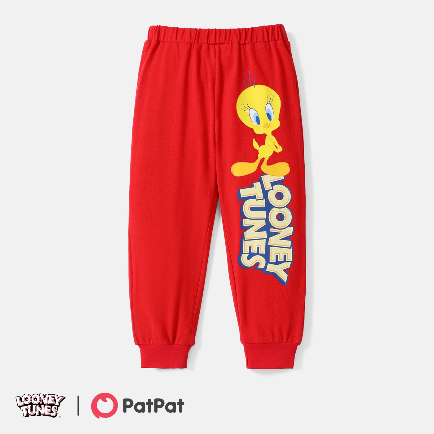 Looney Tunes Toddler Girl/Boy Letter Print Elasticized Cotton Pants