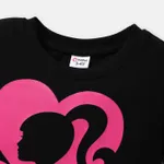 Barbie Mommy and Me Cotton Short-sleeve Heart & Letter Print Short-sleeve T-shirts  image 4