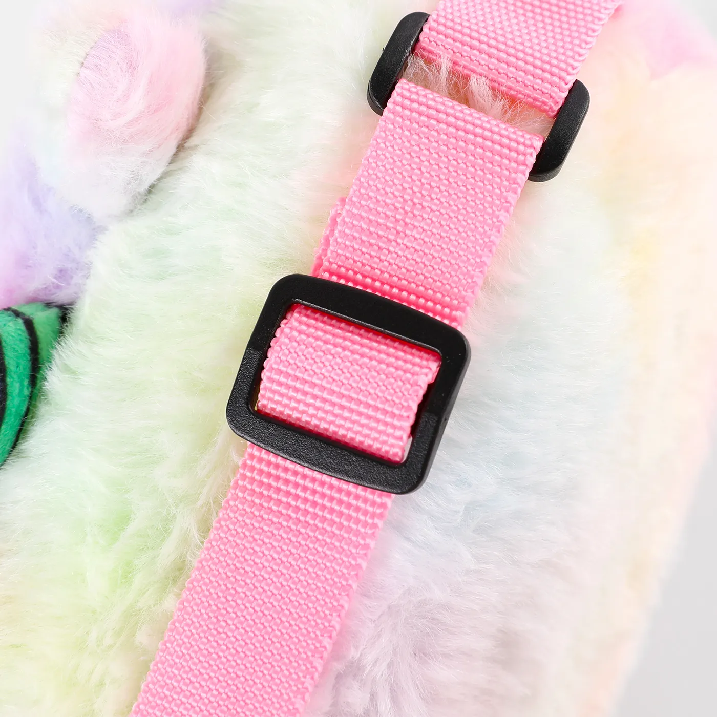 Toddler Unicorn Design Fluffy Crossbody Bag  image 2