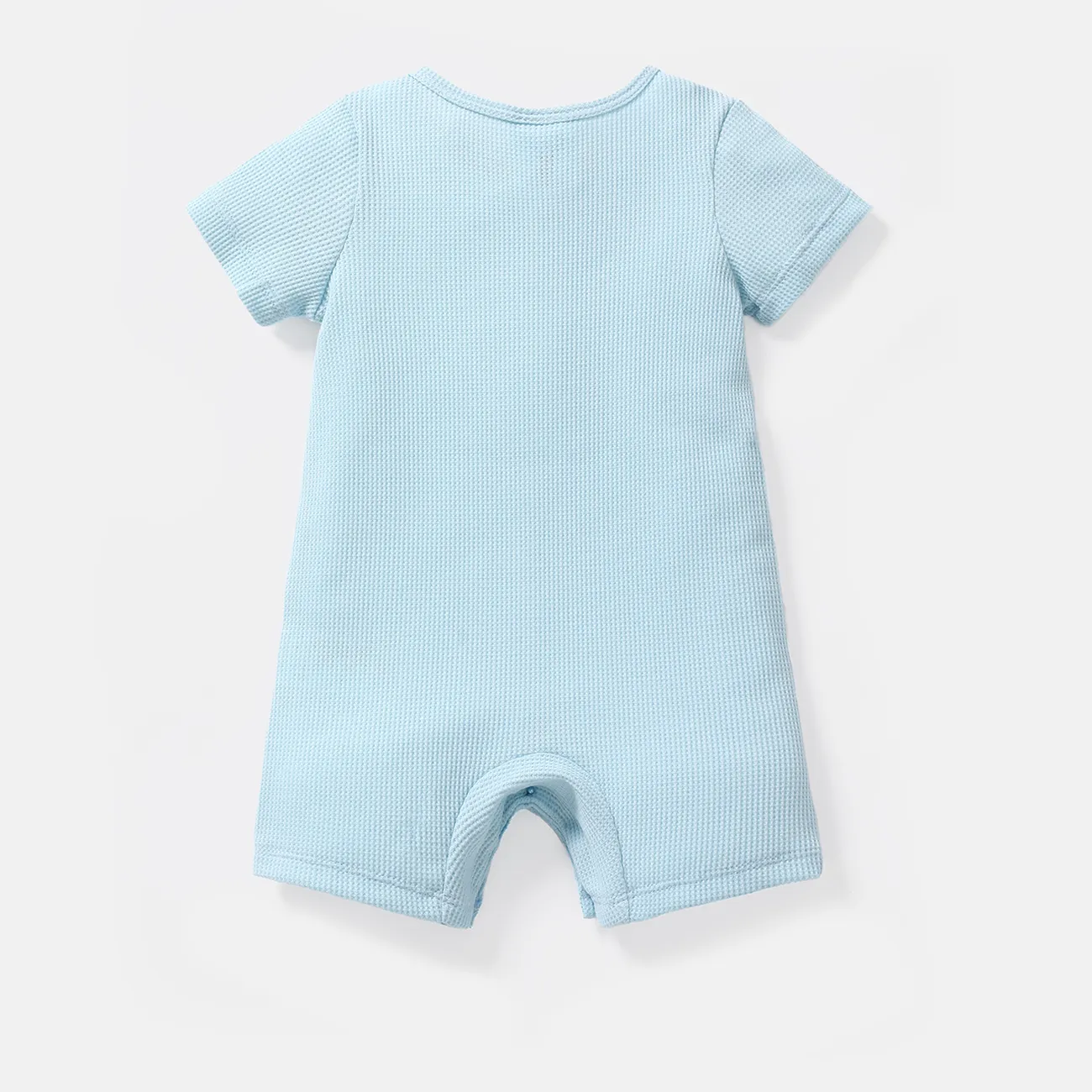 Die Schlümpfe Baby Unisex Kindlich Kurzärmelig Strampler hellblau big image 1