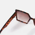 occhiali alla moda con lenti colorate con montatura leopardata per mamma e me (colore della custodia per occhiali casuale)  image 4