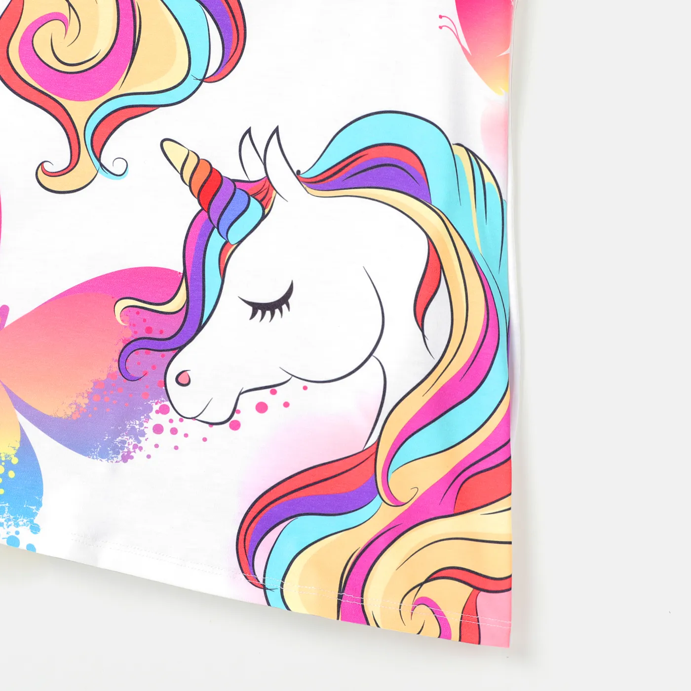 Kid Girl Naia Unicorn Print Sleeveless Dress  image 5