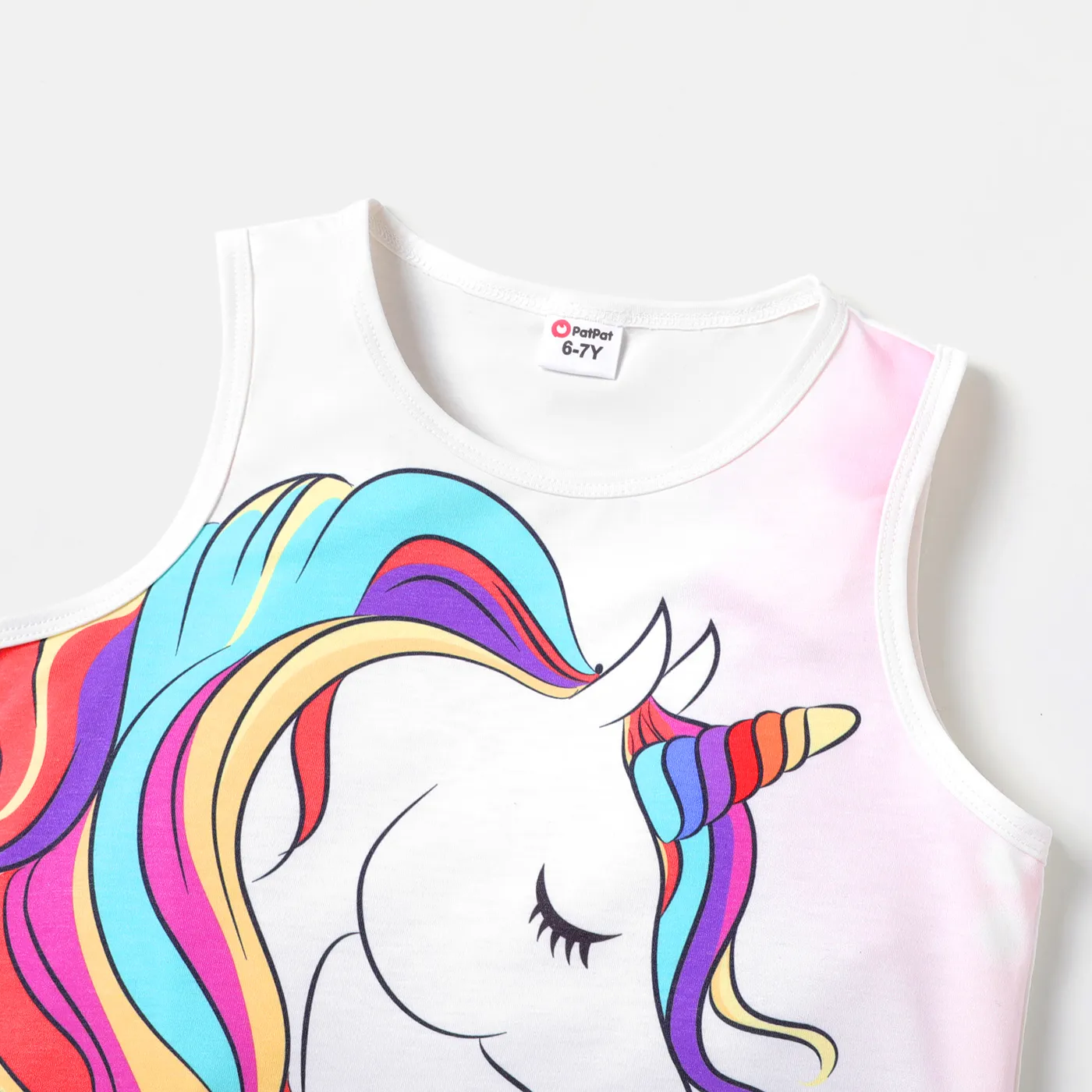 Kid Girl Naia Unicorn Print Sleeveless Dress  image 4