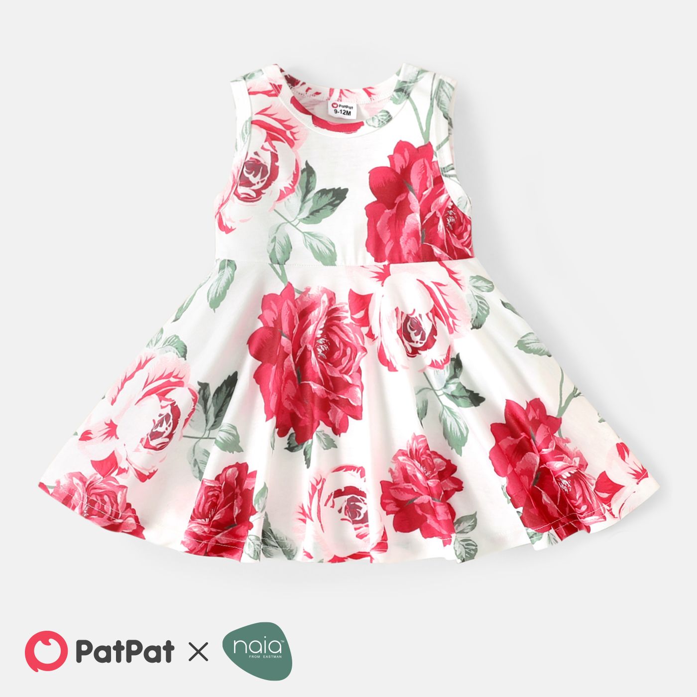 Baby Girl Allover Floral Print Naia Tank Dress