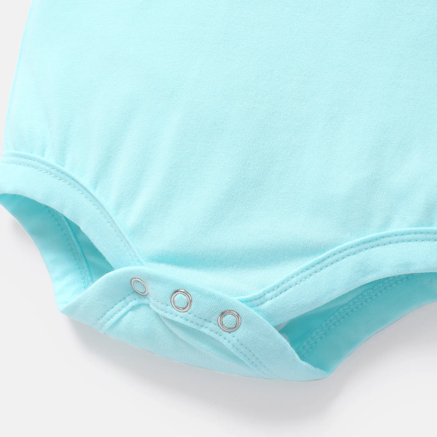 Care Bears Baby Boy/Girl Cotton Short-sleeve Graphic Romper Turquoise image 4