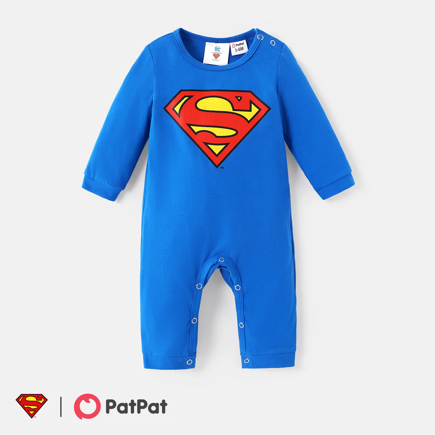 

Justice League Baby Boy/Girl Cotton Long-sleeve Graphic Jumpsuit