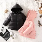 Baby Boy/Girl 3D Dinosaur Design Solid Thickened Thermal Winter Coat  image 2