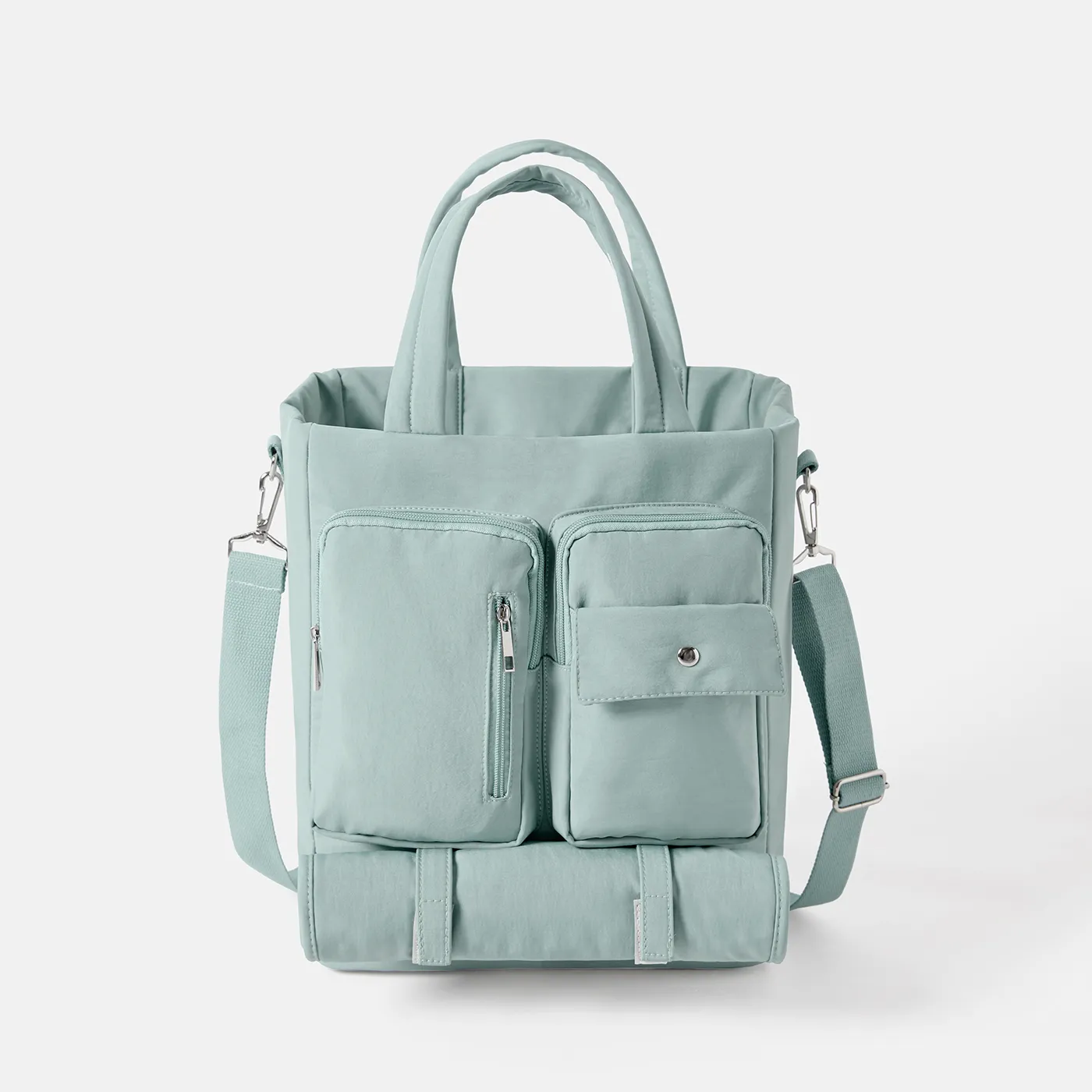 Diaper Bag Tote Multifunction Large Capacity Mom Bag with Waterproof Changing Pad and Adjustable Shoulder Strap  image 5