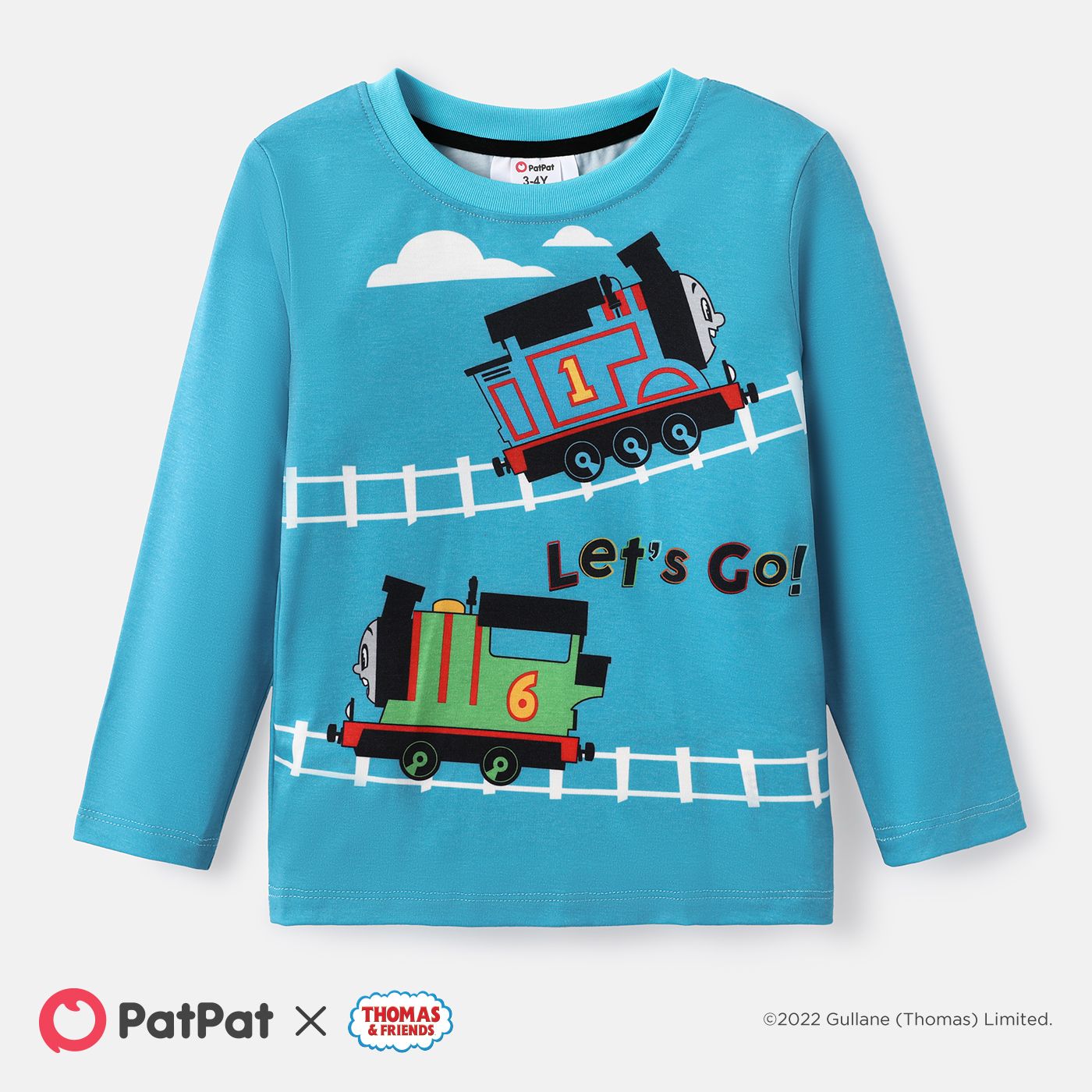 

Thomas & Friends Toddler Boy Letter Print Long-sleeve Tee