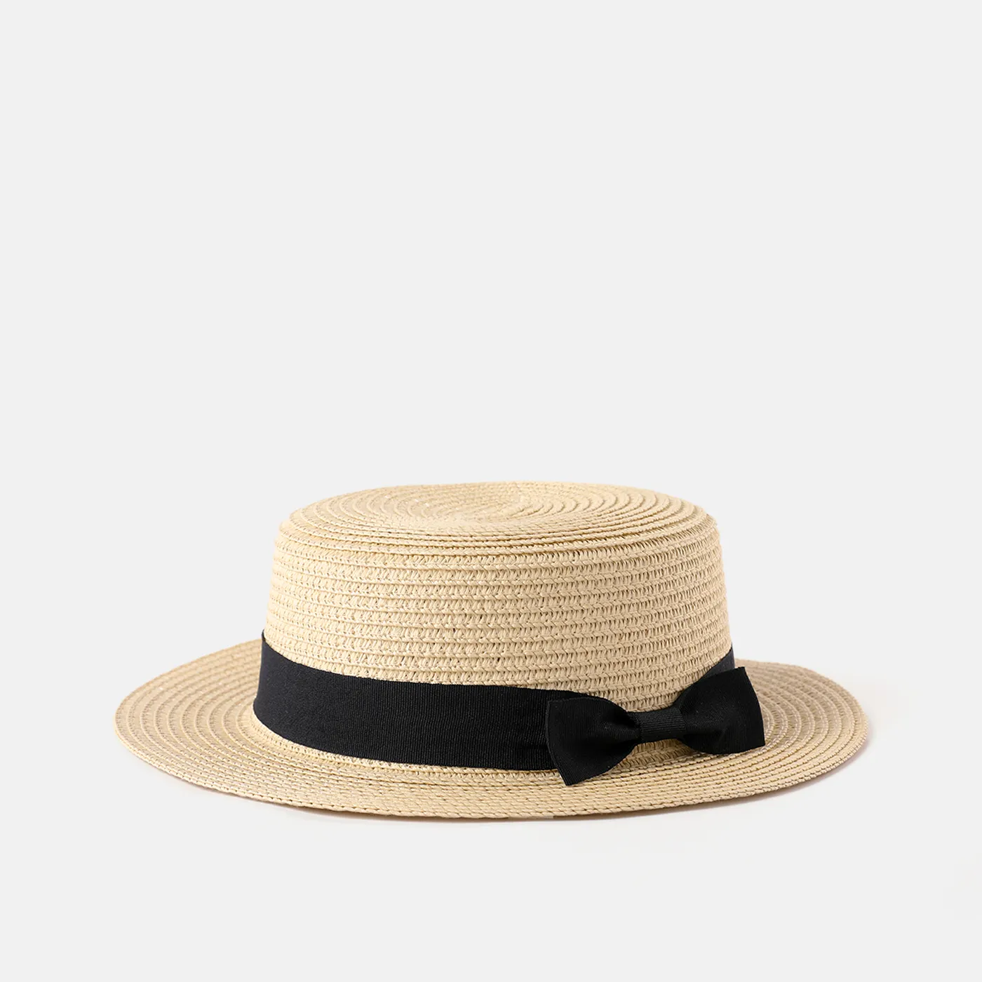 Bow Decor Straw Hat for Mom and Me  image 3