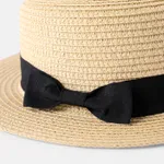 Bow Decor Straw Hat for Mom and Me  image 4