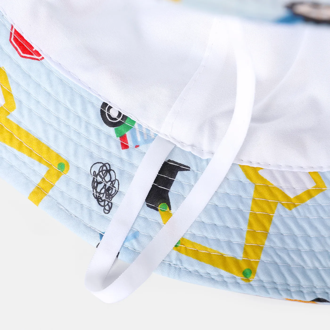 Toddler / Kid Transportation Pattern Bucket Hat  image 5