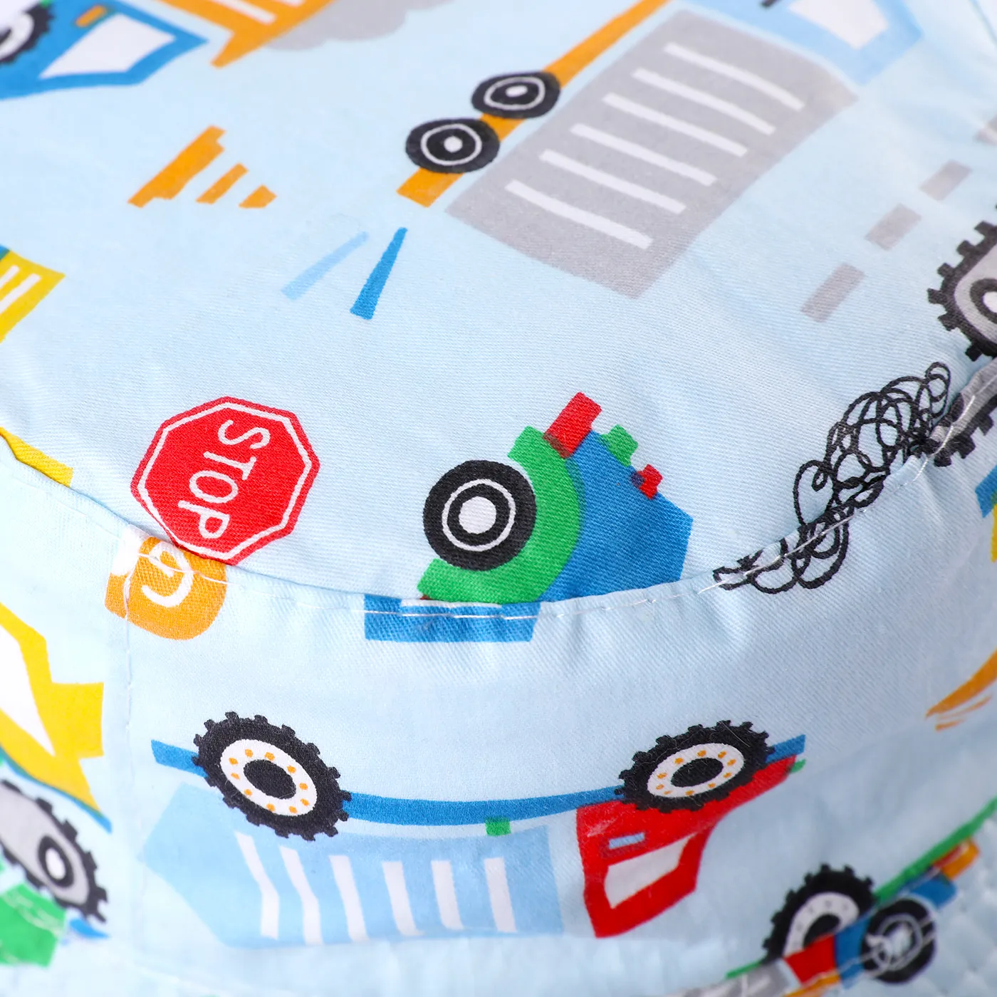 Toddler / Kid Transportation Pattern Bucket Hat  image 3