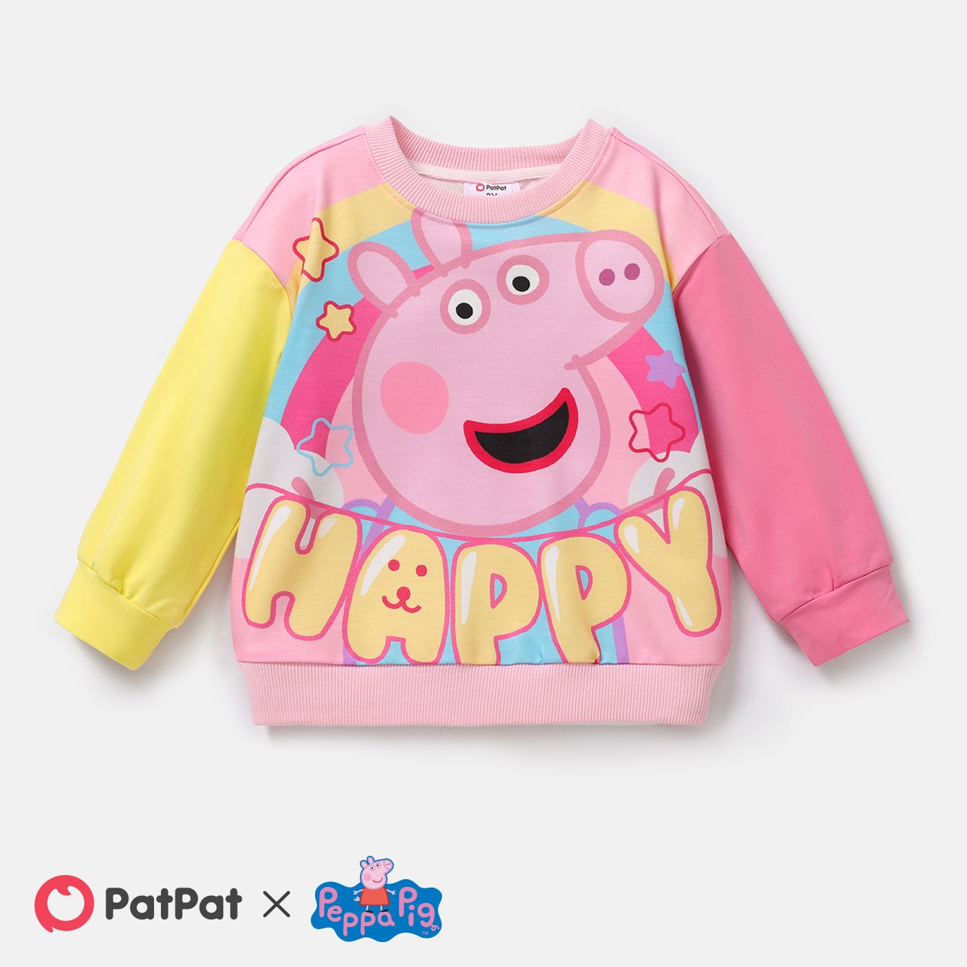 

Peppa Pig Toddler Girl Colorblock Pullover Sweatshirt