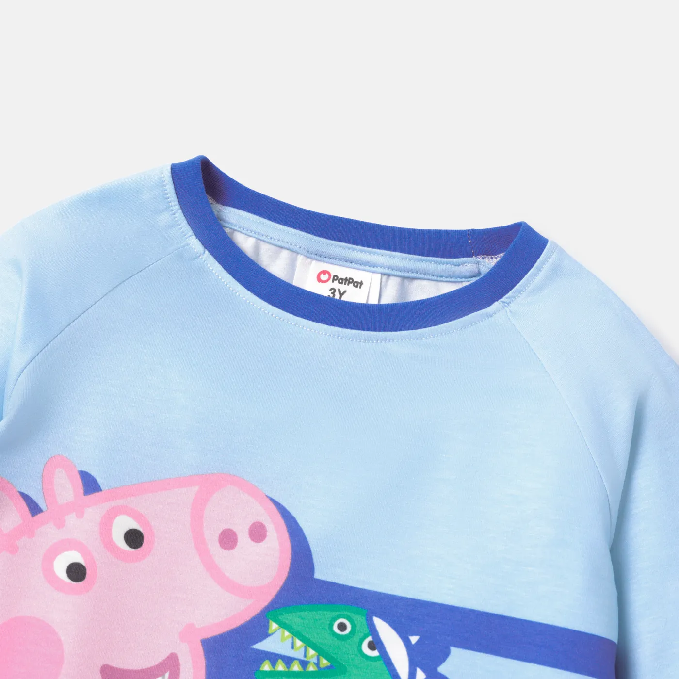 Peppa Pig Toddler Girl/Boy Striped Long-sleeve Tee Blue image 3