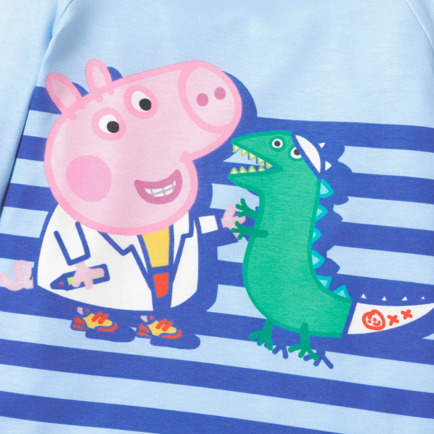 Peppa Pig Toddler Girl/Boy Striped Long-sleeve Tee Blue image 2