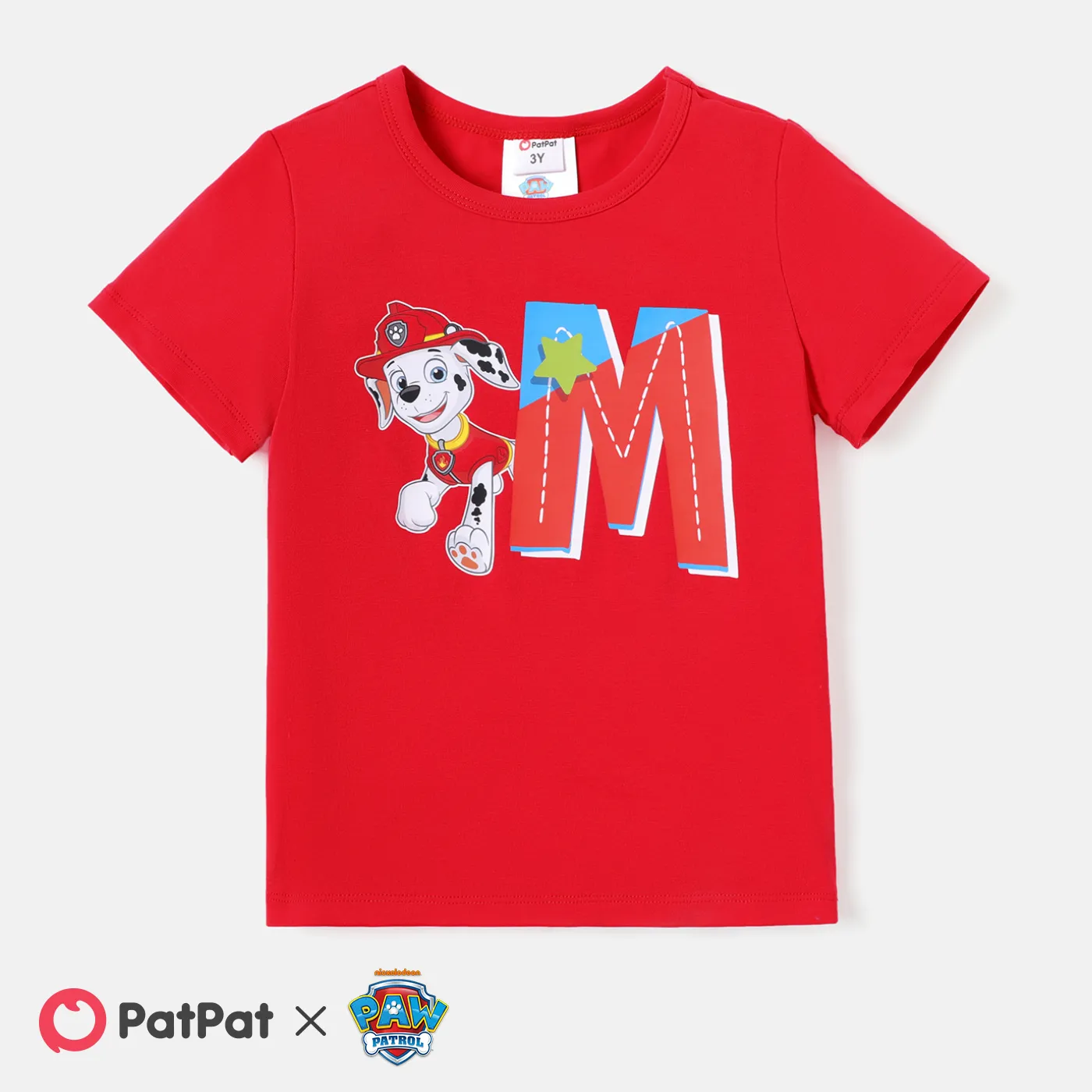 PAW Patrol Toddler Boy/Girl Short-sleeve Cotton Tee Red
