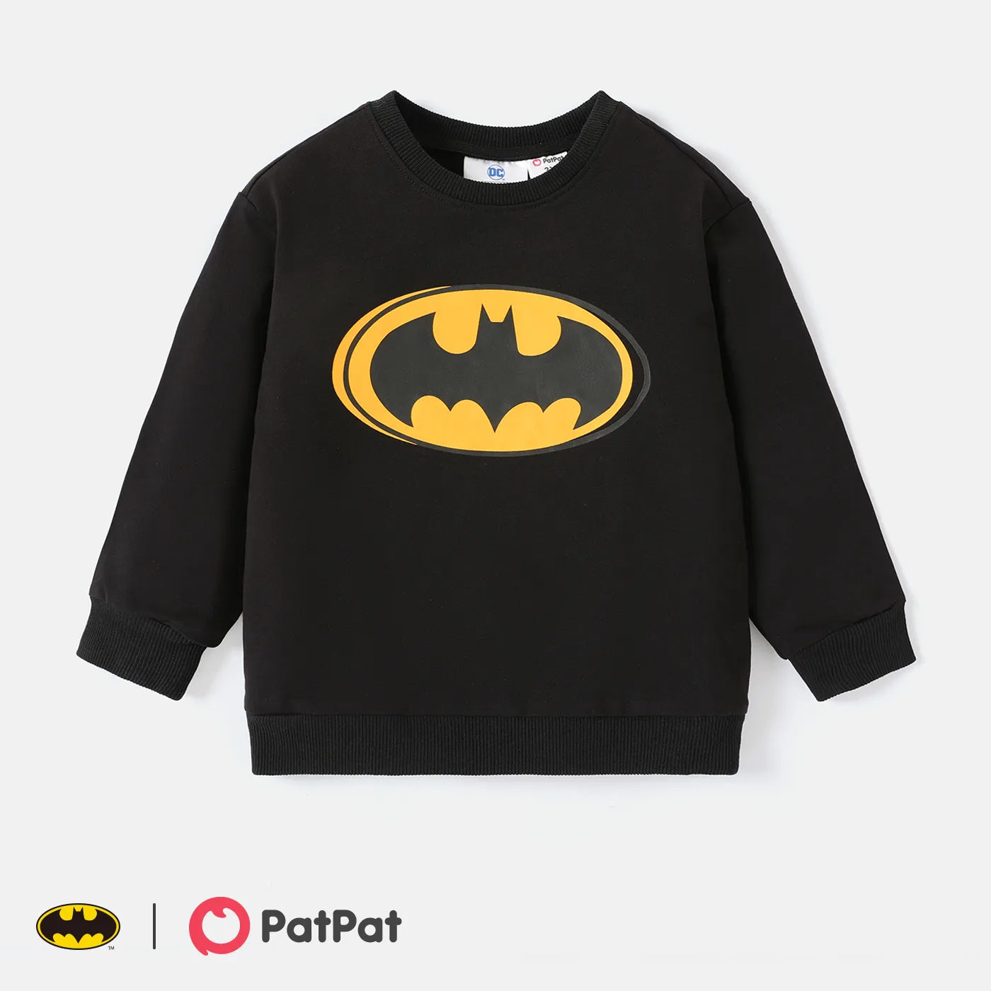 Justice League Toddler Boy/Girl Cotton Pullover Sweatshirt Black