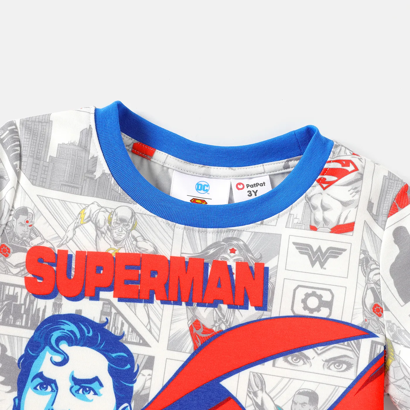 Justice League Toddler Boy Naia Character Print Short-sleeve Tee Blue image 3