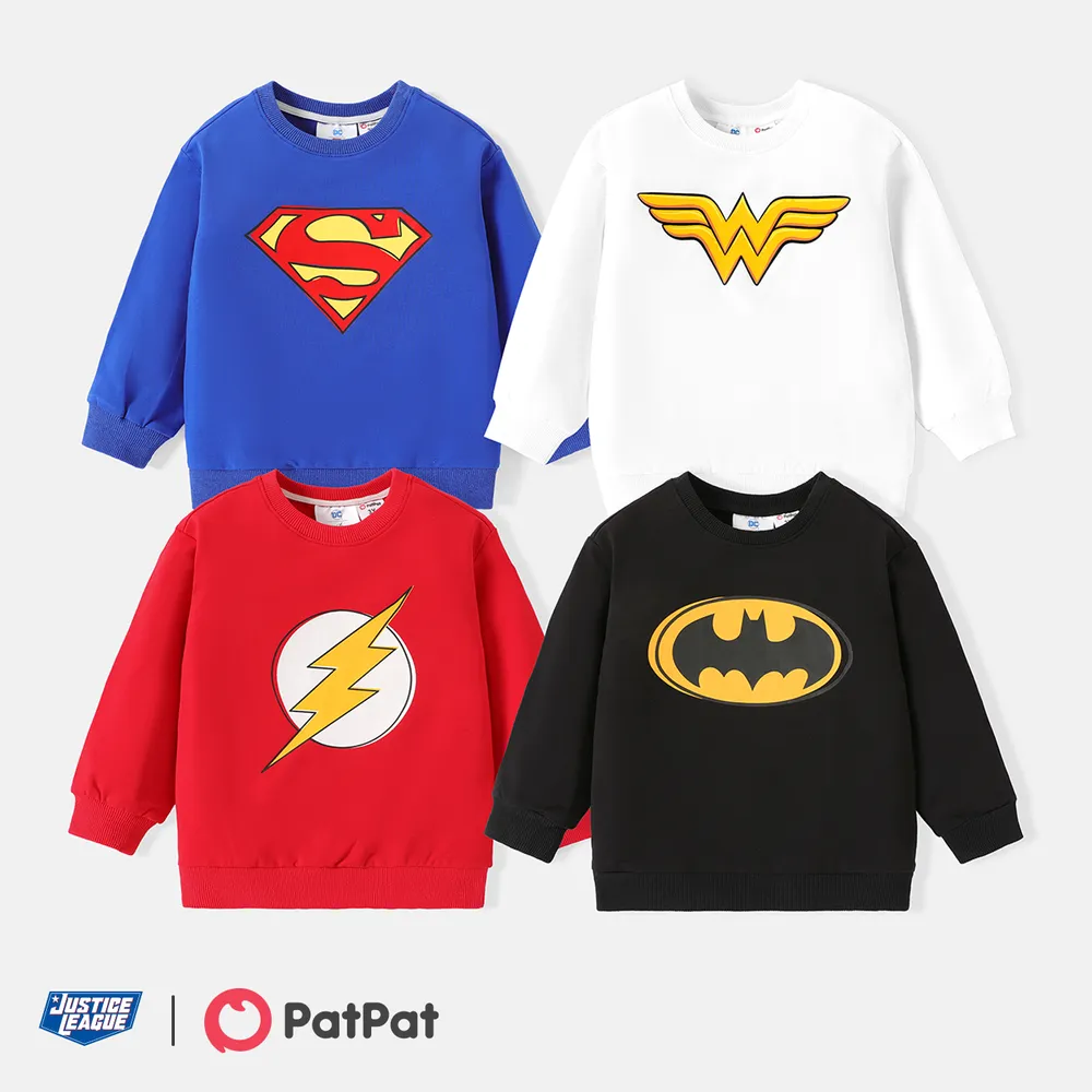 Justice League Toddler Boy/Girl Cotton Pullover Sweatshirt big image 5