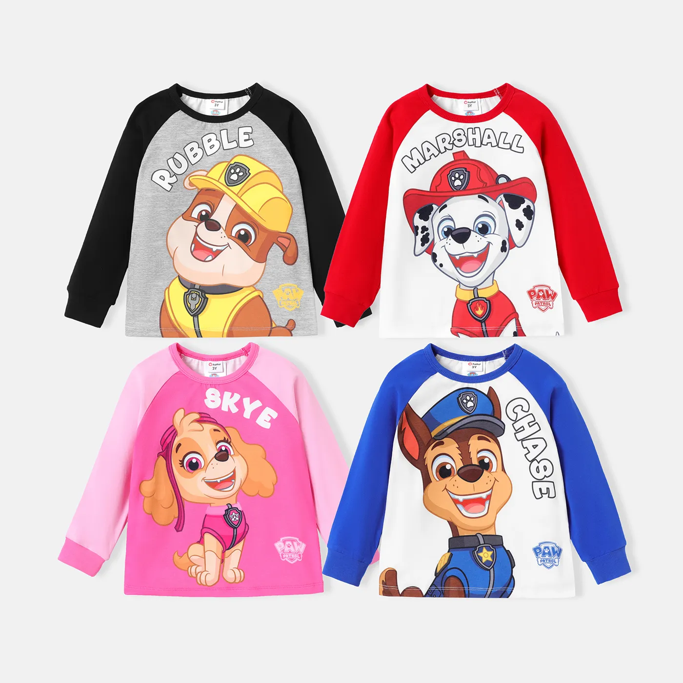 PAW Patrol Toddler Girl/Boy Long Raglan Sleeve Tee  big image 9
